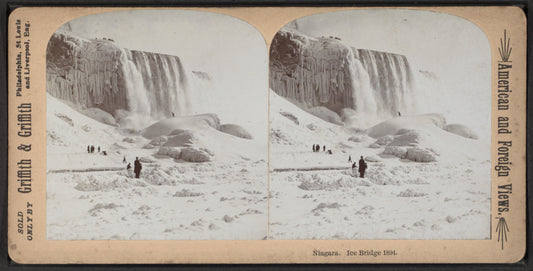 Niagara. Ice bridge 1894.