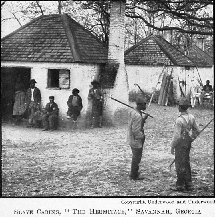 Slave Cabins, "The Hermitage," Savannah, Georgia.