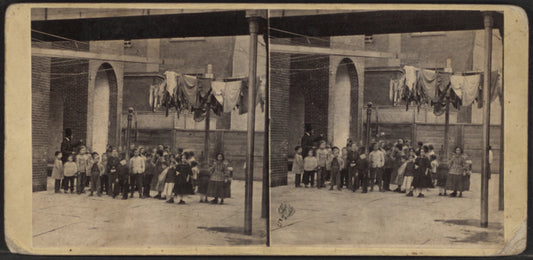 School children at the Home for the Friendless.