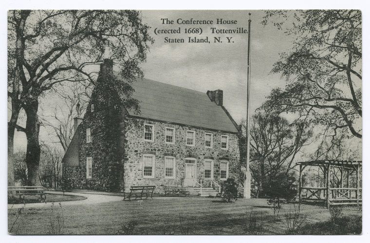The Conference House (erected 1668) Tottenville, Staten Island, N.Y.