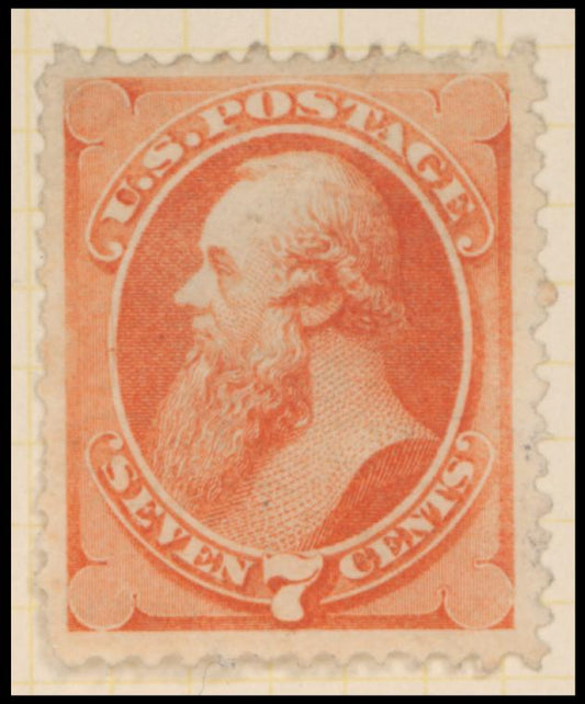 7c orange vermillion Stanton single