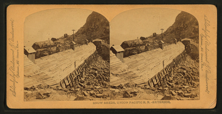 Snow sheds, Union Pacific R.R. - Exterior.