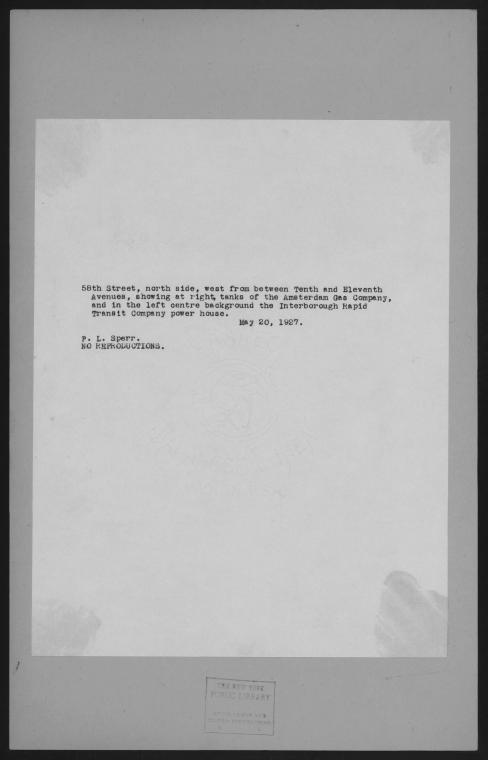 Manhattan: 58th Street - 10th Avenue