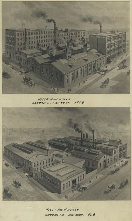 Hecla Iron Works, Brooklyn, New York, 1908.