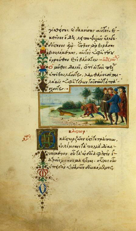 The bird catcher and the viper [cont.]; The castor.