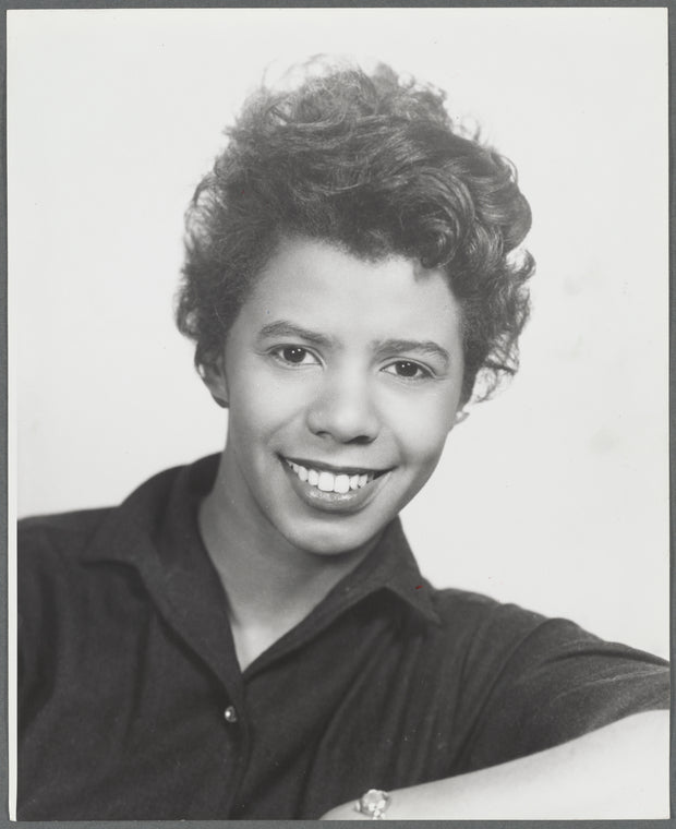 Playwright Lorraine Hansberry in publicity photo