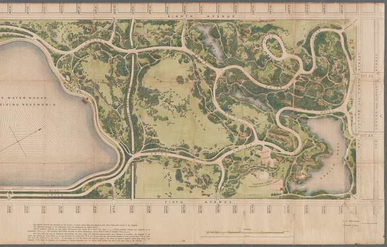 Map of the Central Park