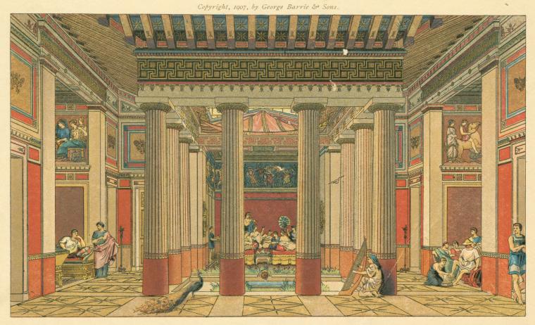 Home of a rich Athenian woman