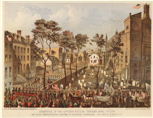 Departure of the 69th Regt. N.Y.S.M. Tuesday April 23rd, 1861