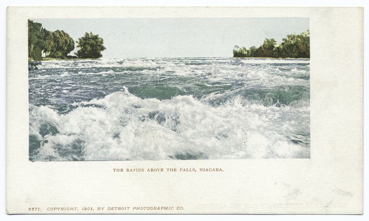Rapids Above the Falls, Niagara, N. Y.