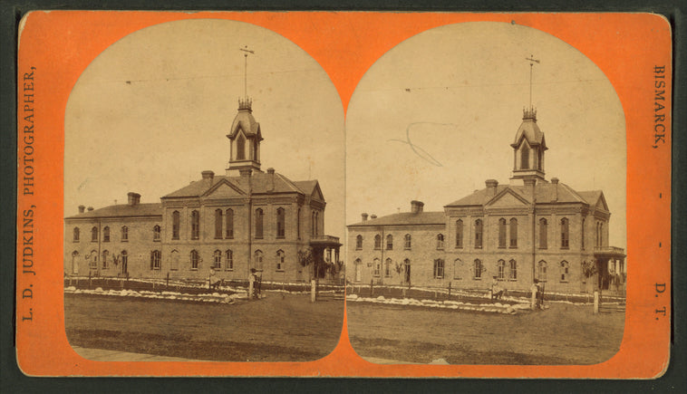 View of a large public building.