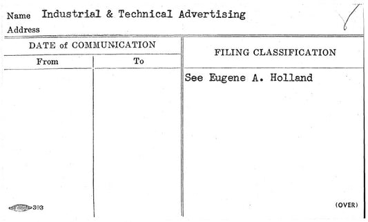 Industrial & Technical Advertising