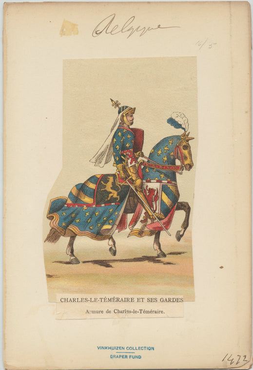 Charles-le-Téméraire et ses gardes. Armure de Charles-le-Téméraire
