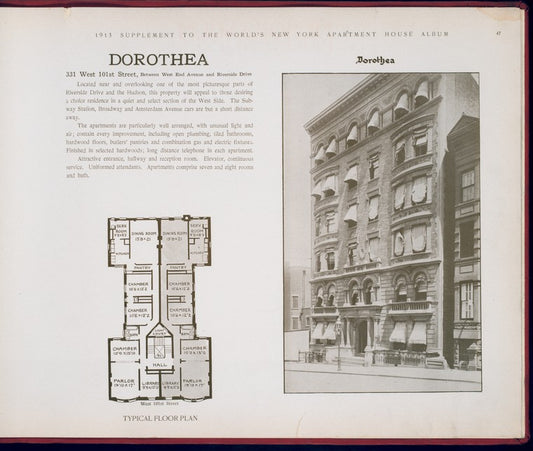 Dorothea. 331 West 101st Street, Between West End Avenue and Riverside Drive.