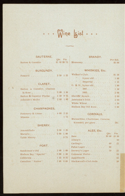 DINNER [held by] SANITARIUM HOTEL [at] "BANFF,[MAINE]" (HOTEL;)