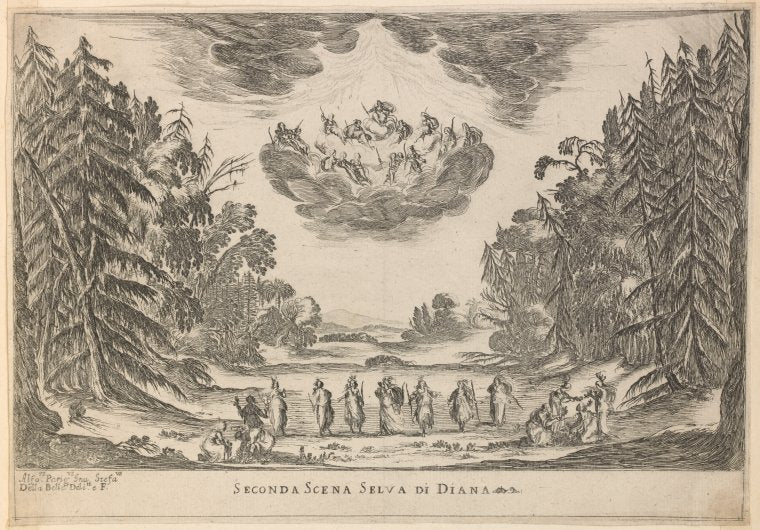 Seconda Scena Selva di Diana