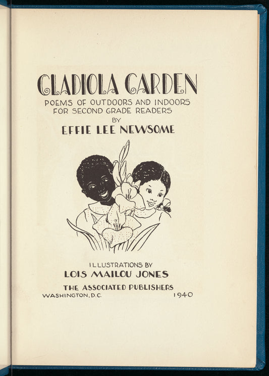 Gladiola Garden: poems of outdoors and indoors for second grade readers