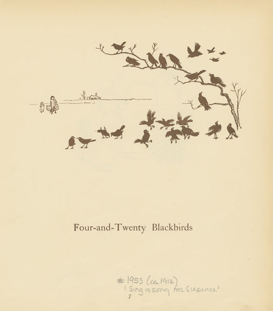 Four-and-twenty blackbirds.