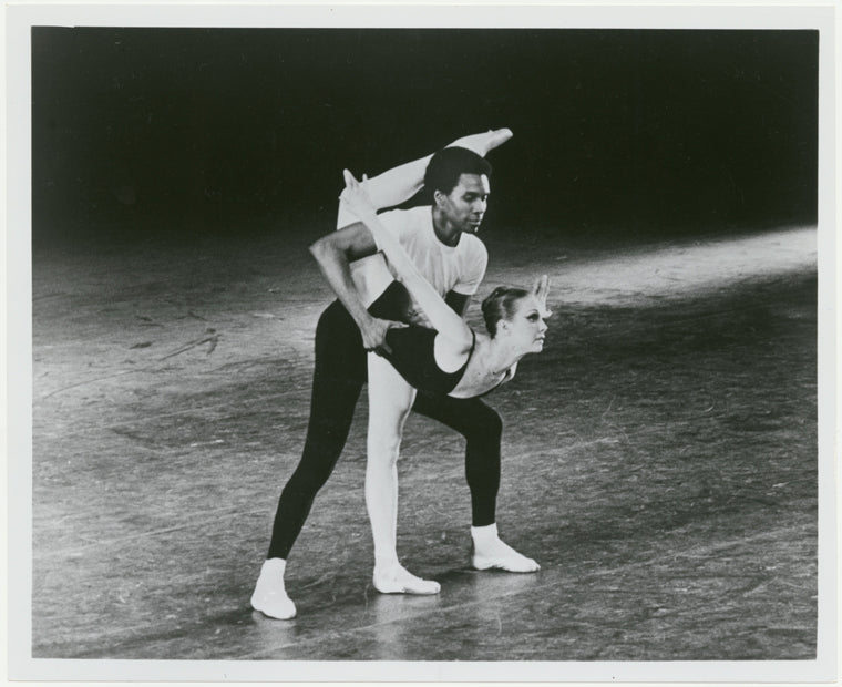 Arthur Mitchell and Allegra Kent in George Balanchine's "Agon"