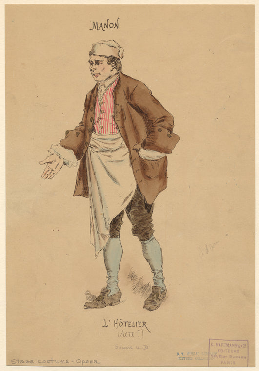 Manon : L'hótelier (acte I)