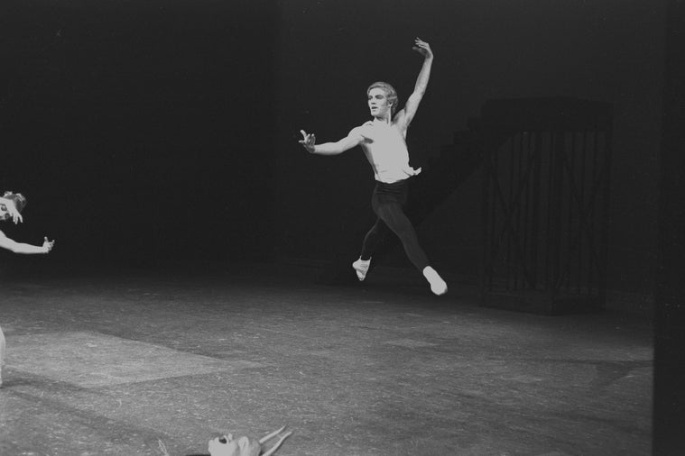 New York City Ballet production of "Apollo" with Peter Martins, choreography by George Balanchine (New York)