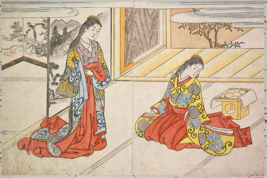 Court ladies in ordinary dress
