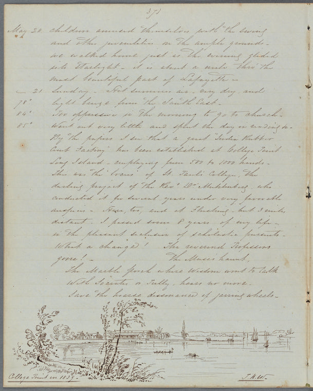 College Point in 1839
