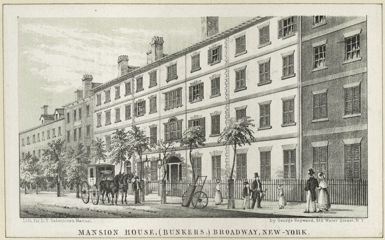 Mansion House (Bunkers) Broadway, New-York