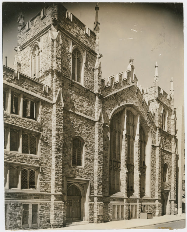 Exterior of Abyssinian Baptist Church, in Harlem, New York City