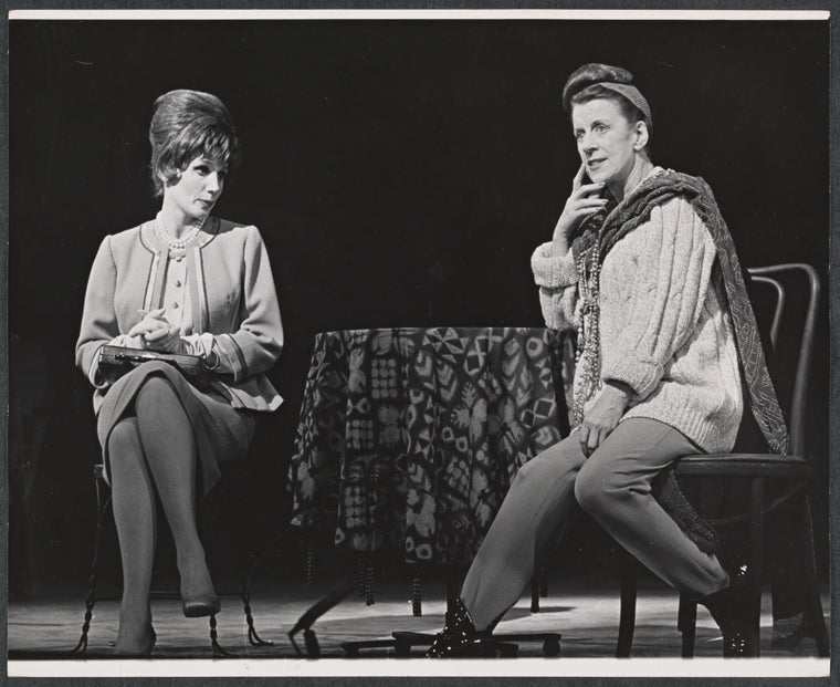 Louise Troy and Beatrice Lillie in the stage production High Spirits