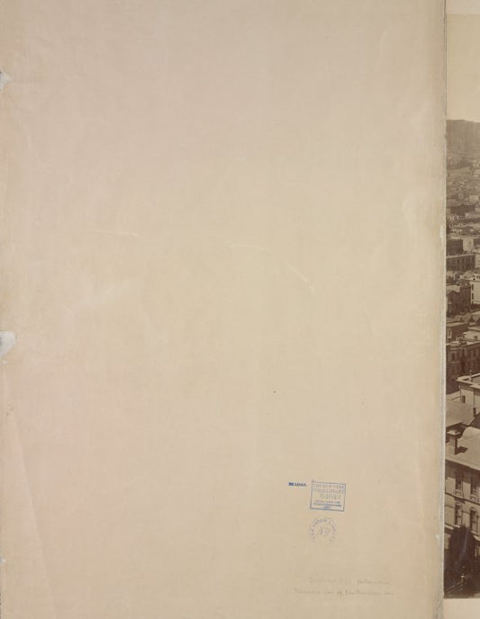 Panorama of San Francisco taken from the tower of the house of Mrs. Mark Hopkins