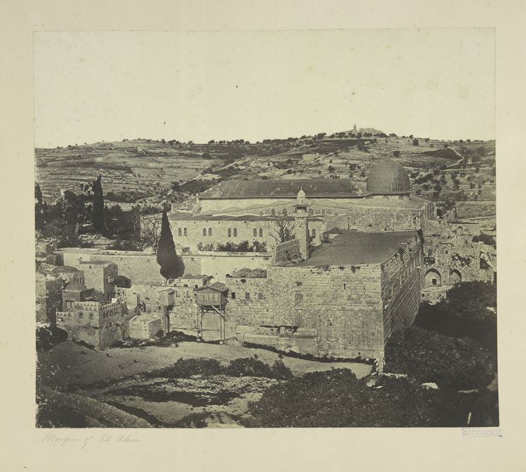The temple area, no. 2, Jerusalem, 1857