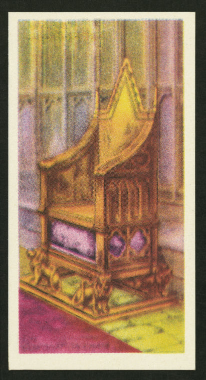 The Coronation Chair.