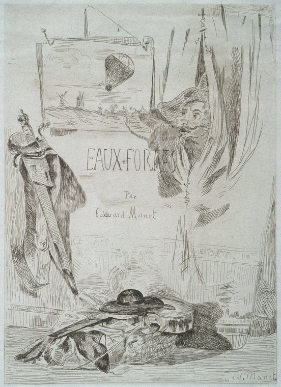 Frontispice inédit (printed on blue paper).