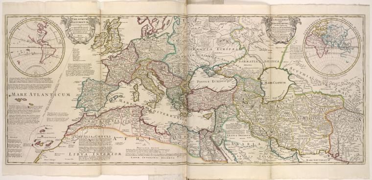 An historical map of Roman Empire and the neighbouring barbarous nations to the year of our Lord four hundred, when the empire began to be rent with foreign invasions.