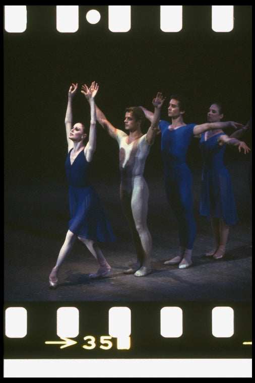 New York City Ballet production of "Opus 19/ The Dreamer" with Patricia McBride and Mikhail Baryshnikov, choreography by Jerome Robbins (New York)