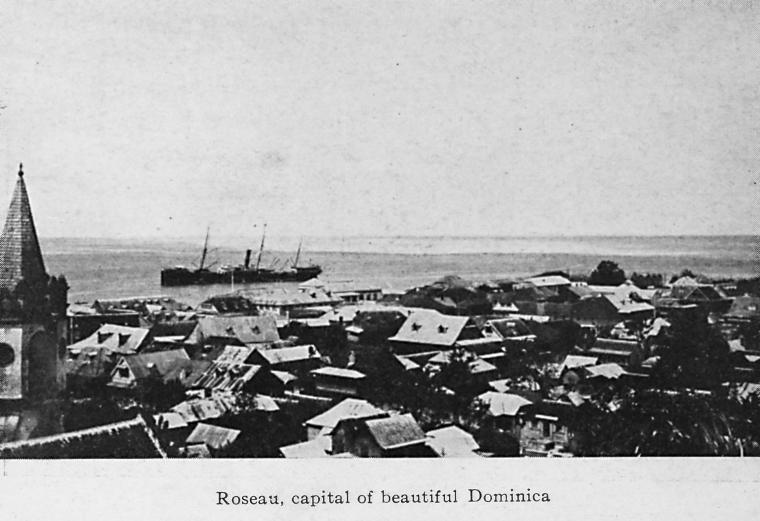 Roseau, capital of beautiful Dominica.