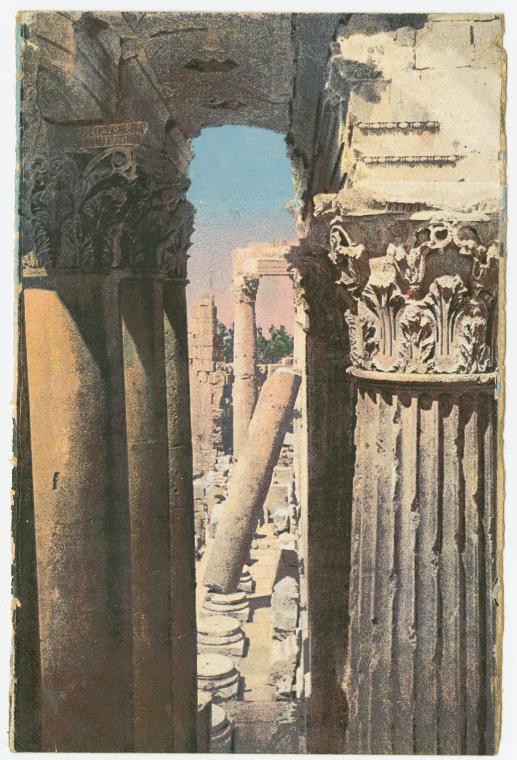 Baalbek: Corridor du Temple de Bacchus