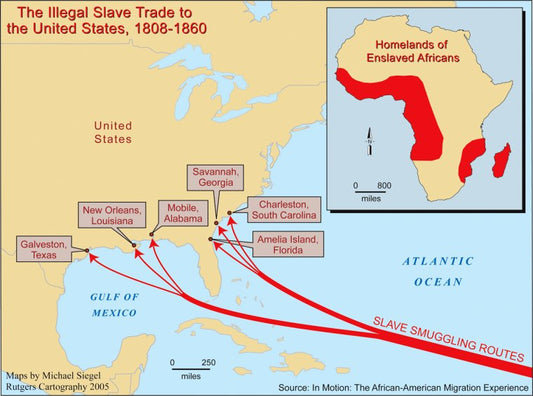 The Illegal Slave Trade to the United States, 1808-1860