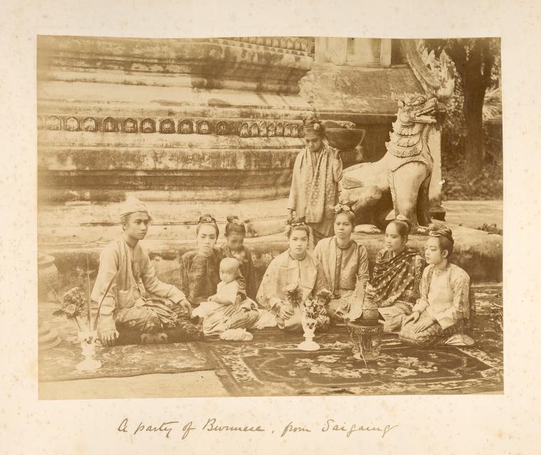 A party of Burmese, from Saigiang.