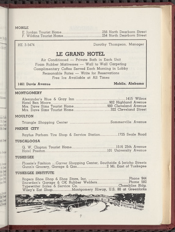 Green Book: 1962: Guide for Travel & Vacations