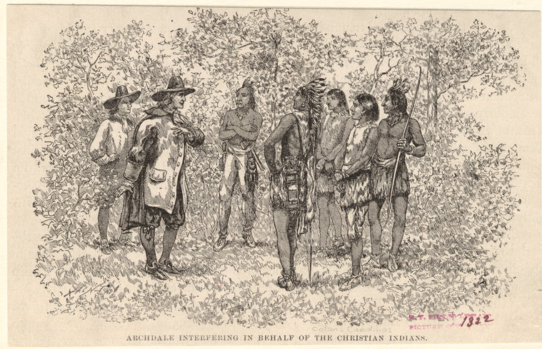Archdale interfering in behalf of the Christian Indians