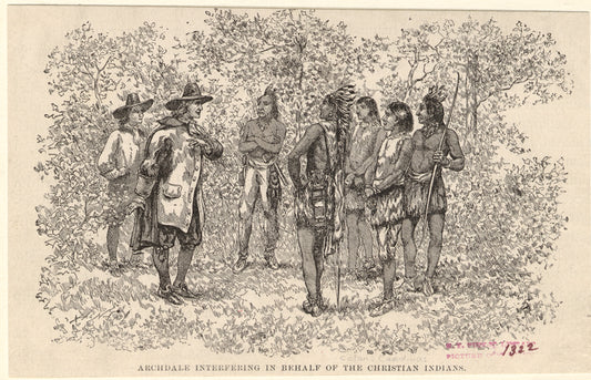 Archdale interfering in behalf of the Christian Indians