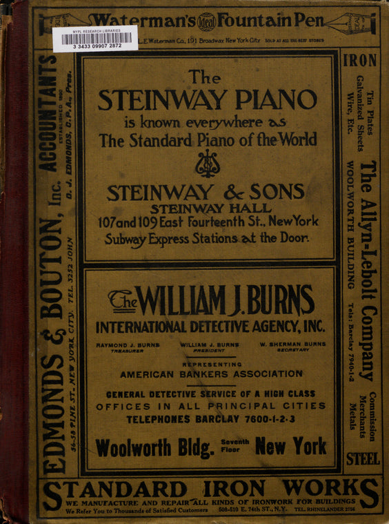 New York City directory: embracing the boroughs of Manhattan and the Bronx, 1918