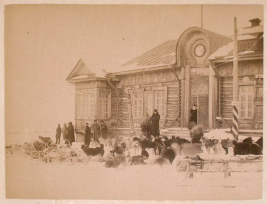 Arrival of the mail on Dog Teams (206).