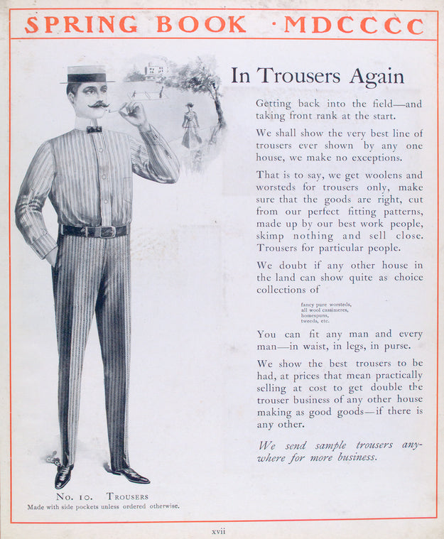 In trousers again: No. 10. Trousers.