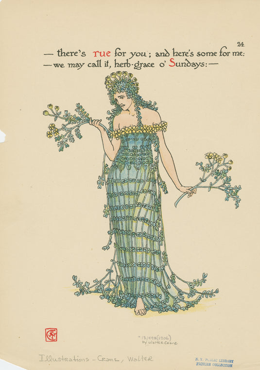There's rue for you; and here's some for me: we may call it, herb-grace o' Sundays.