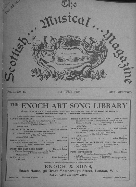 The Scottish musical magazine