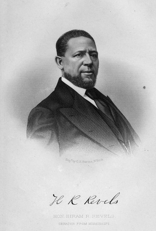 Hon. Hiram R. Revels senator from Mississipi.