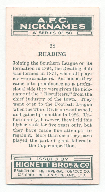 Reading.